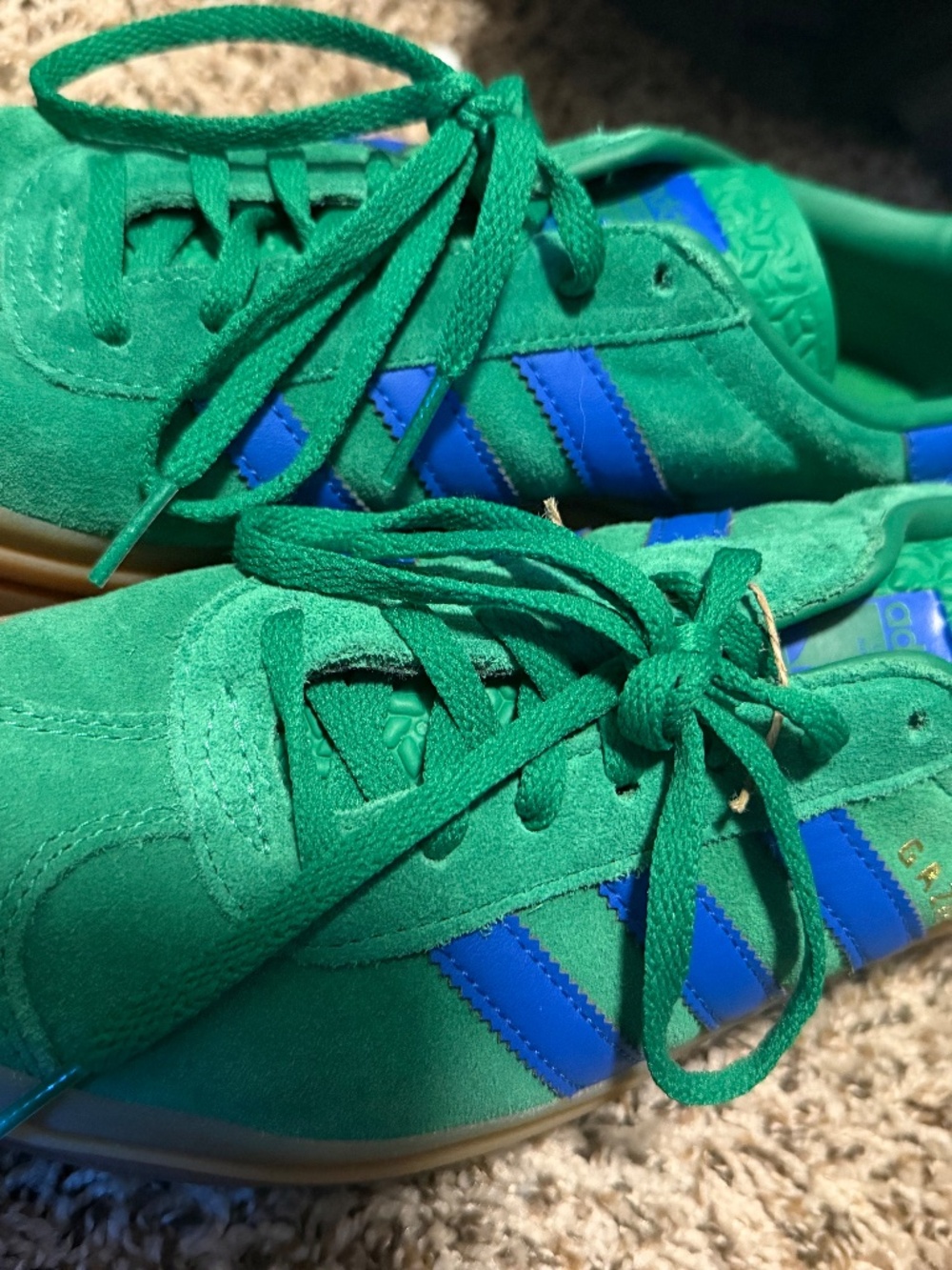 ADIDAS GAZELLE BOLD GREEN BLUE GUM - Picture 5 of 7
